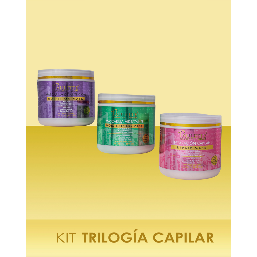 Kit Paulette Trilogía Capilar (Cronograma Capilar)
